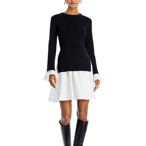 Worn Once! English Factory Mixed Media Dress